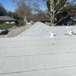 Icons for re-roofing, new roof installation, and gutter services.